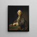Portrait von Christoph Willibald Ritter von Gluck - Joseph Siffred Duplessis — gerahmtes Bild an der Wand