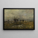 Abend in den Kempen Limburgs - Joseph Théodore Coosemans — gerahmtes Bild an der Wand