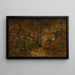 Die Schlucht der Wölfe in Fontainebleau - Joseph Théodore Coosemans — gerahmtes Bild an der Wand