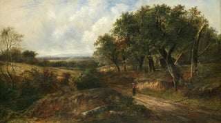 Joseph Thors - Figure on a path through trees.webp