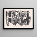 Vision - Joseph Vogel — gerahmtes Bild an der Wand