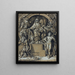 Diane von Ephesus als Allegorie der Natur - Joseph Werner — gerahmtes Bild an der Wand