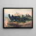 L'Alpaga - Joseph Wolf — gerahmtes Bild an der Wand