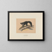 L'Aye-Aye - Joseph Wolf — framed artwork on a wall