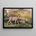 Le Leucoryx - Joseph Wolf — framed artwork on a wall
