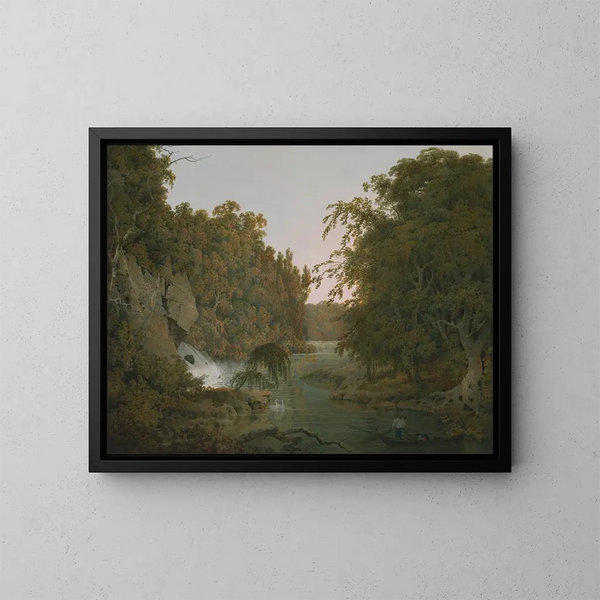 Dovedale - Joseph Wright de Derby — gerahmtes Bild an der Wand