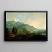 Paesaggio Italiano con Montagne e un Fiume - Joseph Wright de Derby — quadro incorniciato alla parete