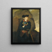 Portrait eines Edelmanns - Joseph Wright de Derby — gerahmtes Bild an der Wand