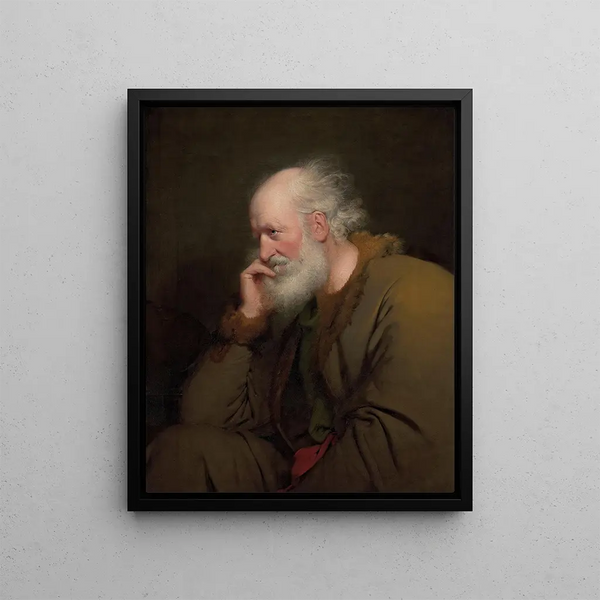 Joseph Wright of Derby - Study of an old man.webp