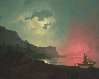 Joseph Wright of Derby - Vesuvius in eruption viewed from Posillipo.webp