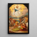The Conversion of Paul the Apostle - Joseph von Führich — framed artwork on a wall