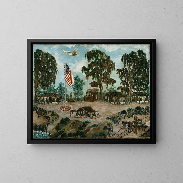 Camp CCC a Balboa Park - Josephine Joy — quadro incorniciato alla parete
