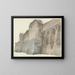 Der Aurélien-Wand in Rom - Josephus Augustus Knip — gerahmtes Bild an der Wand