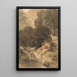 Joshua Cristall - Arcadian Shepherds by a Pool.webp