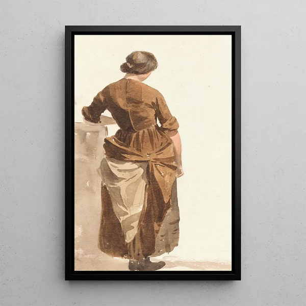 Joshua Cristall - Girl in a Brown Dress.webp