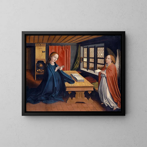 Annunciazione - Jost Haller — quadro incorniciato alla parete