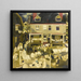 Frühling Waschtag - John R. Grabach — gerahmtes Bild an der Wand