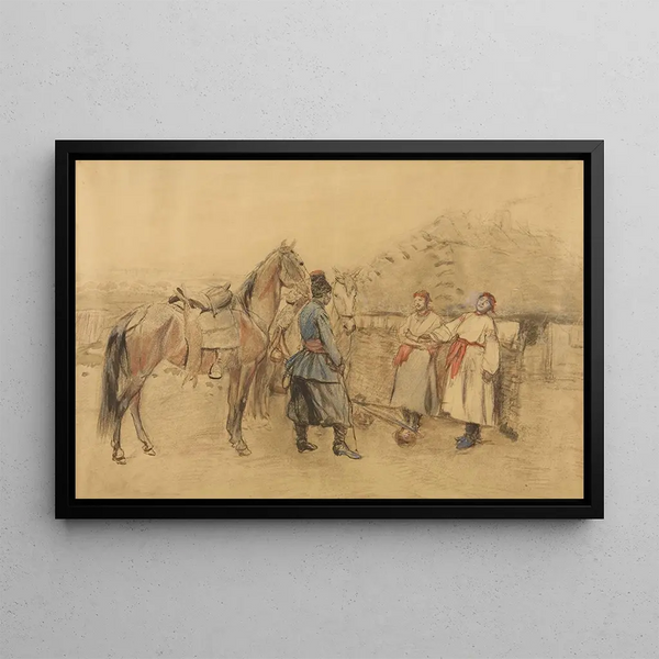 Jozef Chelmonski - Courtship.webp