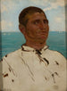 Mann gegen das Meer, sudanesisch - Jozef Chelmonski — Ansicht des Kunstwerks