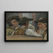 Politicians - Jozef Hanula — framed artwork on a wall