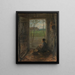 Una scena di Laren - Jozef Israëls — quadro incorniciato alla parete