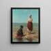 I bambini del mare - Jozef Israëls — quadro incorniciato alla parete