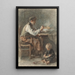 Le cordonnier - Jozef Israëls — quadro incorniciato alla parete