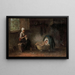 Der Schatz der Mutter - Jozef Israëls — gerahmtes Bild an der Wand