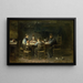 Famiglia di contadini a tavola - Jozef Israëls — quadro incorniciato alla parete