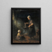 Les crêpes - Jozef Israëls — quadro incorniciato alla parete