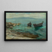 An Strand - Jozef Teodor Mousson — gerahmtes Bild an der Wand