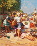 Markt für Töpferei - Jozef Teodor Mousson — Ansicht des Kunstwerks