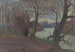 Fluss in der Nähe von Michalovce - Jozef Teodor Mousson — Ansicht des Kunstwerks