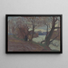 Fluss in der Nähe von Michalovce - Jozef Teodor Mousson — gerahmtes Bild an der Wand