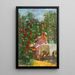 Sommer im Garten - Jozef Teodor Mousson — gerahmtes Bild an der Wand