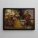 Jeanne d'Arc at the Siege of Paris - Jozef Van Lerius — framed artwork on a wall