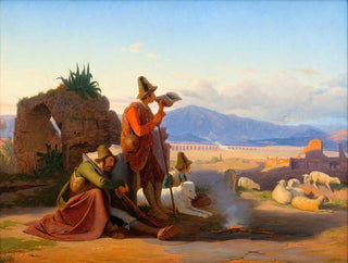 Jrgen Sonne - Shepherds in the Roman Campagna.webp