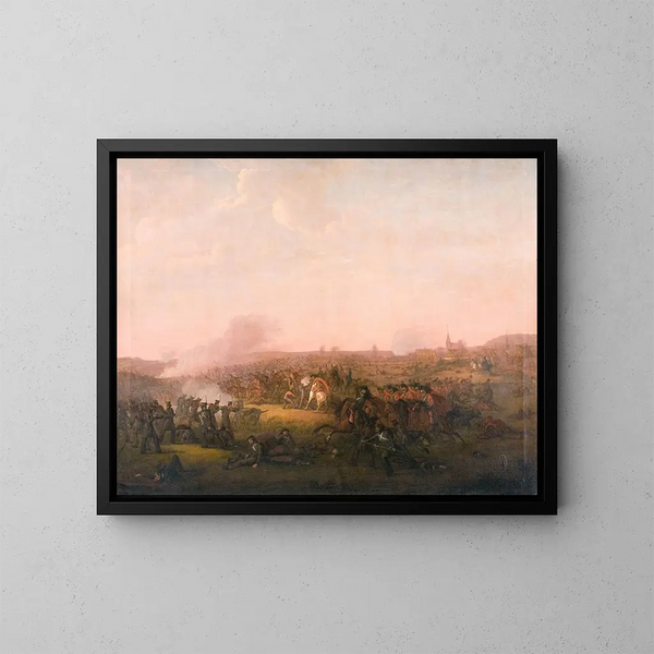 La battaglia di Sehested - Jørgen Sonne — quadro incorniciato alla parete