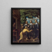 Abraham et les trois anges - Juan Fernández de Navarrete — quadro incorniciato alla parete
