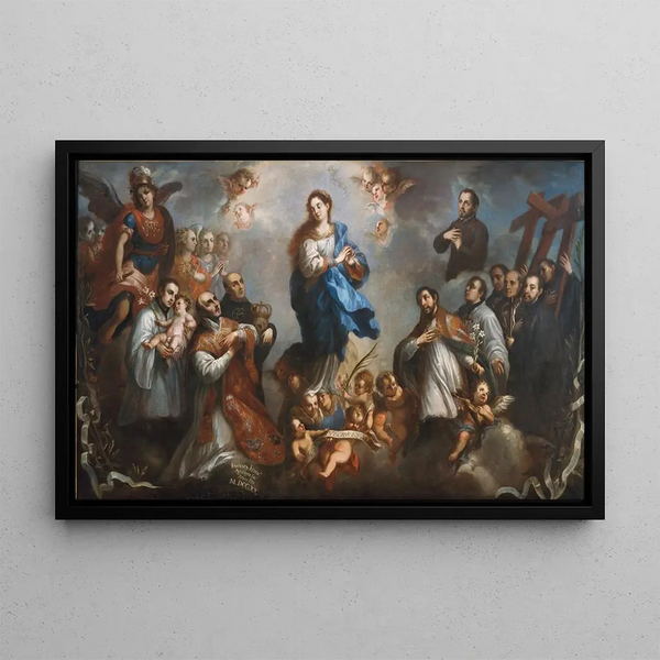 Juan Francisco de Aguilera - The Inmaculate Conception with Jesuits.webp