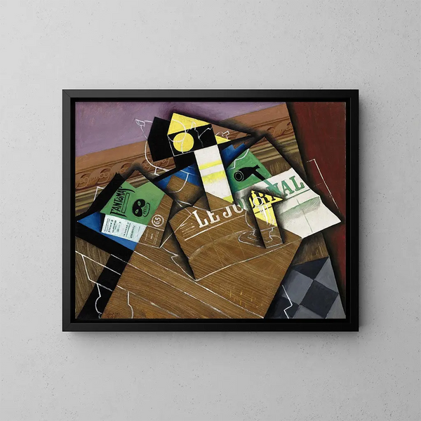 Fantômas - Juan Gris — gerahmtes Bild an der Wand