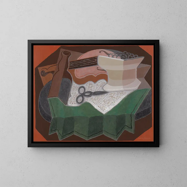 Die Scheren - Juan Gris — gerahmtes Bild an der Wand