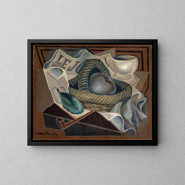 Der Korb - Juan Gris — gerahmtes Bild an der Wand