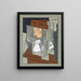 Das Obstschüssel - Juan Gris — gerahmtes Bild an der Wand