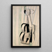 Violon accroché au mur - Juan Gris — quadro incorniciato alla parete