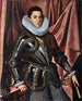 Ritratto del principe Filippo Emanuele di Savoia - Juan Pantoja de la Cruz — vista dell’opera