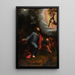 Christ im Garten Gethsemane - Juan de Sarriera — gerahmtes Bild an der Wand
