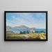 Vista di El Abra Bilbao da Algorta - Juan de Barroeta — quadro incorniciato alla parete