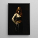 Portrait einer Frau mit roten Haaren - Juana Romani — gerahmtes Bild an der Wand