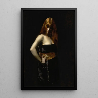 Juana Romani - Portrait Of A Woman With Red Hair.webp
